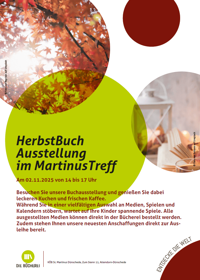 herbst buchaustellung martinustreff 2025